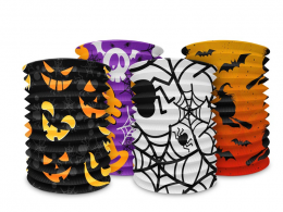 Papírový lampion Halloween 15cm