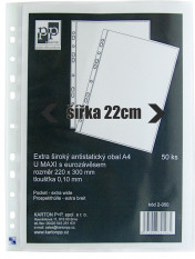 Euro obal A4 100µ 50ks silný matný
