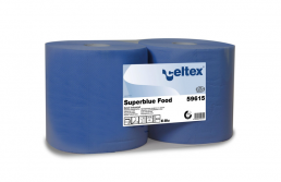 Utěrky Celtex Superblue Food modré role