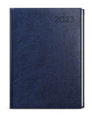 Diář 2023 denní A4 Goliáš-vivella modrý