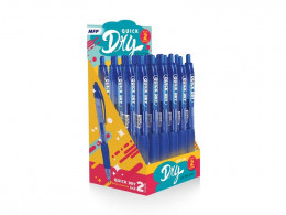 Kuličkové gelové pero jednorázové Quick Dry