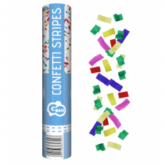 Vystřelovací konfety barevné proužky