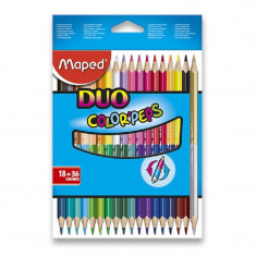 Trojhranné pastelky Maped ColorPeps oboustranné Duo 36ks