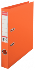 Pákový pořadač A4 50mm PP Esselte celoplastový oranžový