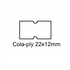 Etikety do kleští COLA-PLY 22x12mm 1250 etiket bílé