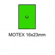 Etikety do kleští Motex/16x23/zelené