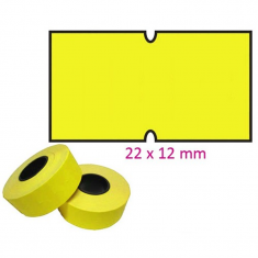 Etikety do kleští COLA-PLY 22x12mm 1250 etiket žluté