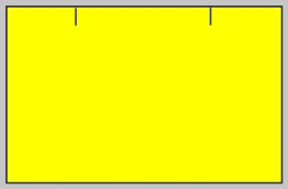 Etikety do kleští CONTACT 25x16mm 1125 etiket žluté