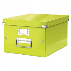 Střední úložná krabice Leitz Click & Store WOW zelená