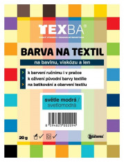 Barva na textil Texba 20g světle modrá