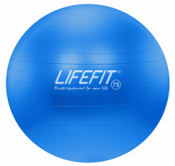 Gymnastický míč LIFEFIT ANTI-BURST 75 cm, modrý