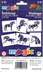 MAGIC papírové šablony na malování koně
