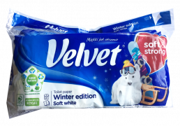 Toaletní papír Velvet Winter edition 3-vrstvý