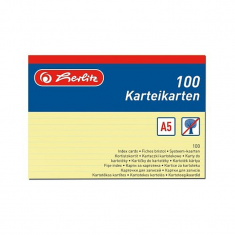 Karty do kartotéky A5 100ks