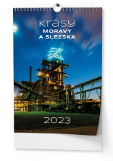 Kalendář nástěnný 2023 krásy a Moravy a Slezka
