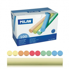 Kulaté křídy Milan 100ks barevné