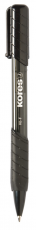 Trojhranné kuličkové pero Kores K6 PEN černé