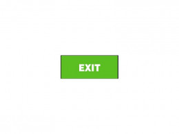 Samolepka Exit