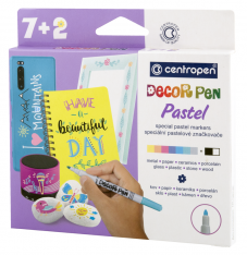 Fixy Centropen Decor Pen pastel 7+2ks