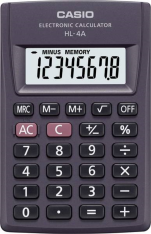 Kapesní kalkulačka CASIO HL 4A