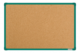 Korková tabule BoardOK zelený rám 600x900mm