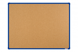 Korková tabule BoardOK 120x90cm modrý rám