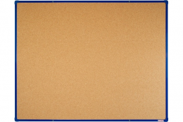 Korková tabule BoardOK modrý rám 1500x1200mm