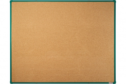 Korková tabule BoardOK 1500x1200mm zelený rám