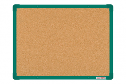 Korková tabule BoardOK zelený rám 600x450mm