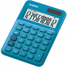 Stolní kalkulačka CASIO MS 20UC modrá