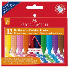 Trojhranné pastelky Faber-Castell Plastic Colour Jumbo 12ks