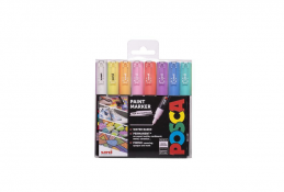 Sada popisovačů POSCA PC-1M Uni pastelové barvy