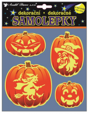 Svíticí samolepky dýně