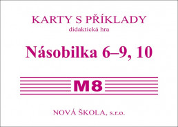 3.ročník Matematika Karty s příklady Násobilka 6-9, 10 M8