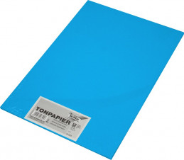 Barevný papír A3 130g 50ls modrá tyrkysová