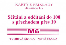 2.ročník Matematika Karty s příklady Sčítání a Odčítání do 100 s přechodem přes 10 M6