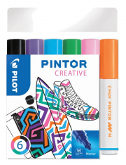 Pilot Pintor M Fun sada popisovačů 6 barev
