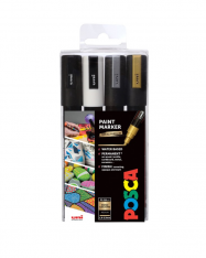 Sada popisovačů Posca Uni PC-5M 4ks
