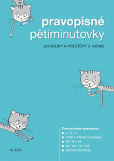 2.ročník Český jazyk Pravopisné pětiminutovky pro kluky a holčičky