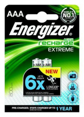 Nabíjecí baterie Energizer AAA 2x800 mAh přednabité