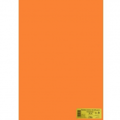 Kreslicí karton A4 225g 50ks oranžový