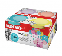 Modelovací hmota Kores Magik Clay Pastel