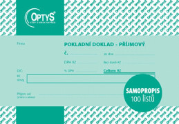 Příjmový doklad s DPH NCR A6