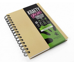 Skicák Krafty Artgecko A5 na výšku 40ls