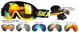 Brýle sjezdové juniorské SULOV PASSO, dvojsklo, černo-žluté