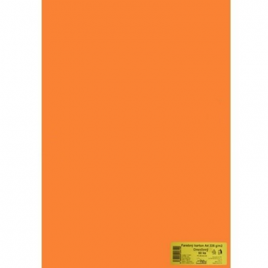 Kreslicí karton A3/225g/50ks oranžový