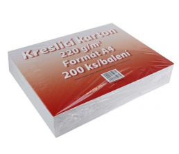 Kreslicí karton A4 220g 200ks bílý