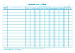 Evidence docházky A4