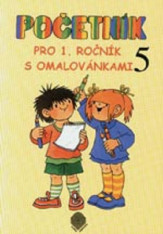 1.ročník Matematika Početník s omalovánkami 5.díl