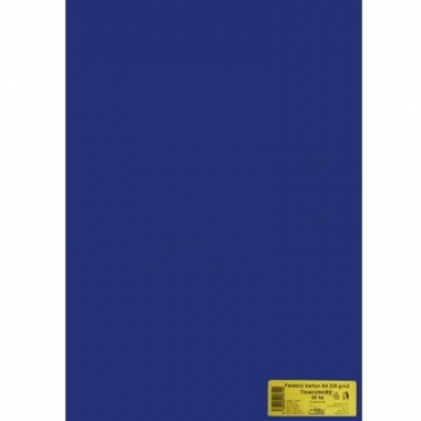 Kreslicí karton A4/225g/50ks tmavě modrý